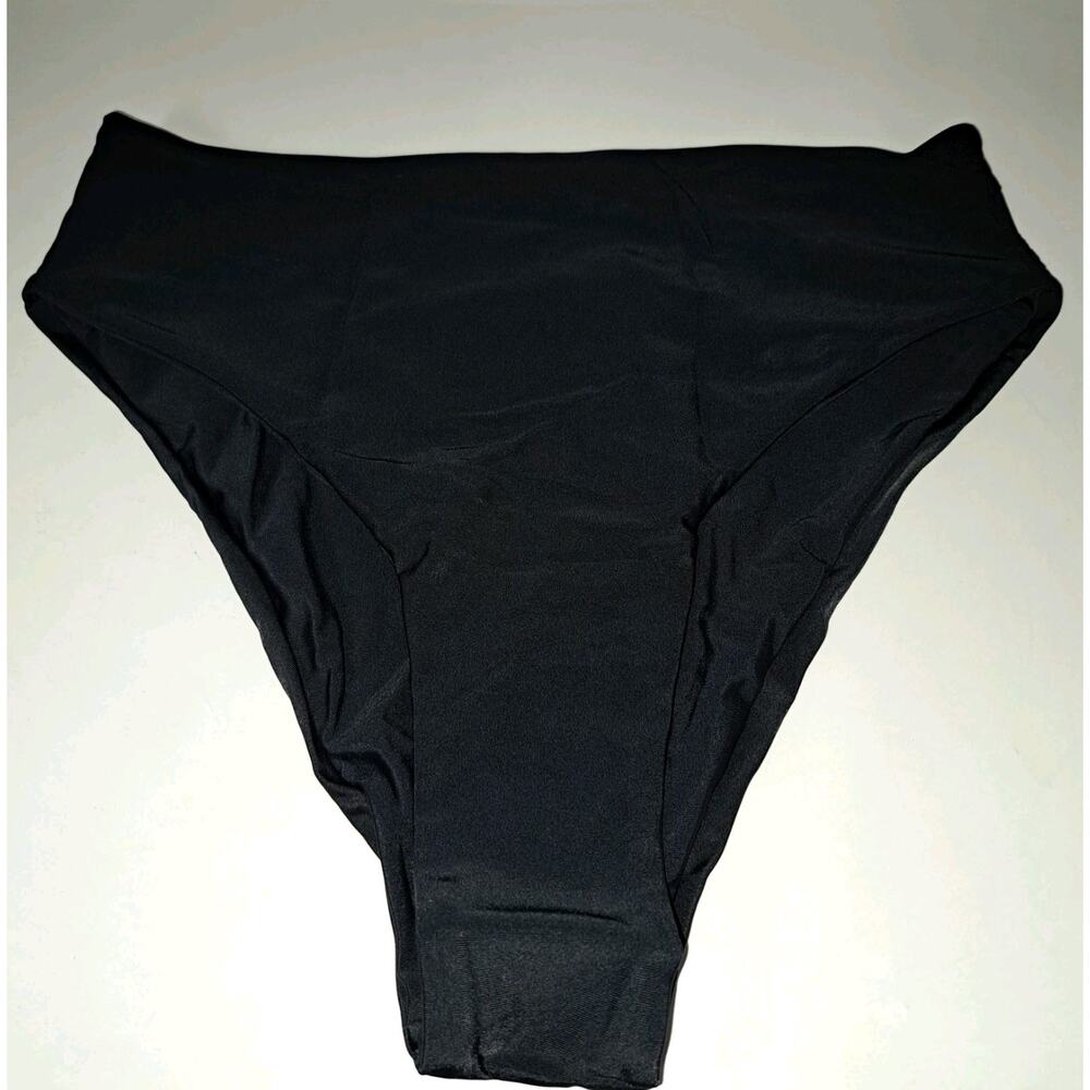 OMKAGI Bandeau Off Shoulder‎ High Waist Bikini Size Small Black - Picture 4 of 6